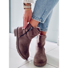 PA1 Bottines plates Kallen Kaki gris 1