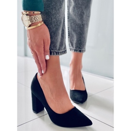 PA1 Escarpins sur le post Ivonne Black noir 1