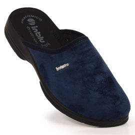 Chaussons Inblu bleu marine confortables pour homme 1