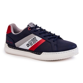 Chaussures de sport classiques pour hommes en mousse à mémoire de forme Big Star KK174058 bleu marine 1 Chaussures de sport classiques pour hommes en mousse à mémoire de forme Big Star KK174058 bleu marine 1