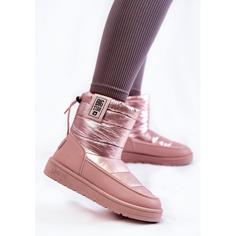 Bottes de neige femme Big Star II274119 Rose 2