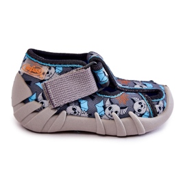 BEFADO S.A. Chaussons Befado Velcro 190P104 Bleu-Gris 2 BEFADO S.A. Chaussons Befado Velcro 190P104 Bleu-Gris 2