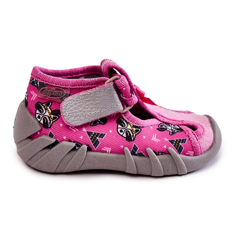 BEFADO S.A. Chaussons Befado Velcro 190P102 Rose 2