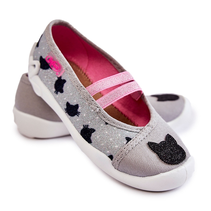 BEFADO S.A. Chaussons de la Ballerine Befado Chaton 116X302 Gris 1 BEFADO S.A. Chaussons de la Ballerine Befado Chaton 116X302 Gris 1