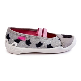 BEFADO S.A. Chaussons de la Ballerine Befado Chaton 116X302 Gris 2 BEFADO S.A. Chaussons de la Ballerine Befado Chaton 116X302 Gris 2