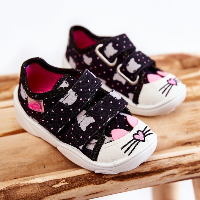 BEFADO S.A. Baskets pour enfants Kotki Befado 907P151 Noir le noir 1