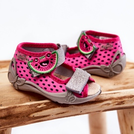 BEFADO S.A. Sandales Sur Velcro Pastèque Befado 342P045 Rose 1