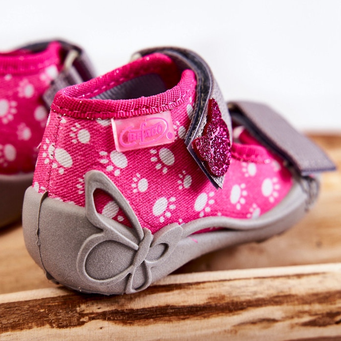 BEFADO S.A. Sandales Chaussons Befado Pattes Velcro 242P108 Rose 2