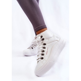 Baskets Hautes Femme Cross Jeans KK2R4028C Blanc blanche 1