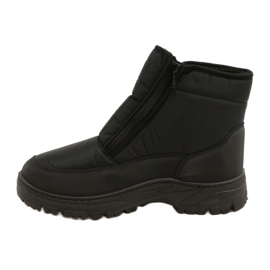 Bottes de neige pour hommes Avec fermetures à glissière News 22MN26-5011 le noir 1