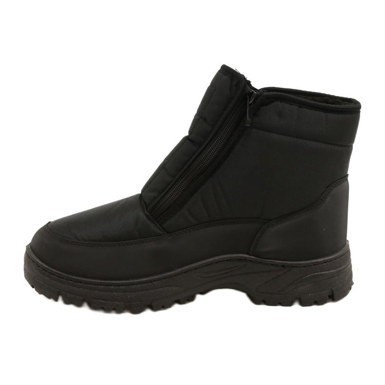 Bottes de neige pour hommes Avec fermetures à glissière News 22MN26-5011 noir 1