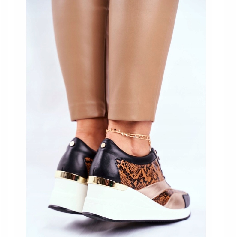 GOE Chaussures de sport pour femmes Baskets en cuir noir GG2N3044 le noir 3 GOE Chaussures de sport pour femmes Baskets en cuir noir GG2N3044 le noir 3