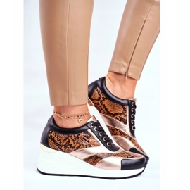 GOE Chaussures de sport pour femmes Baskets en cuir noir GG2N3044 le noir 2 GOE Chaussures de sport pour femmes Baskets en cuir noir GG2N3044 le noir 2