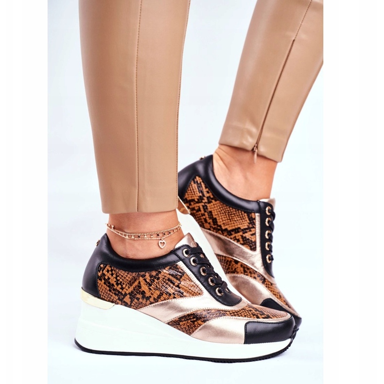 GOE Chaussures de sport pour femmes Baskets en cuir noir GG2N3044 le noir 2 GOE Chaussures de sport pour femmes Baskets en cuir noir GG2N3044 le noir 2