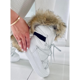 BM Bottes de neige femme Amerie Blanc blanche 2