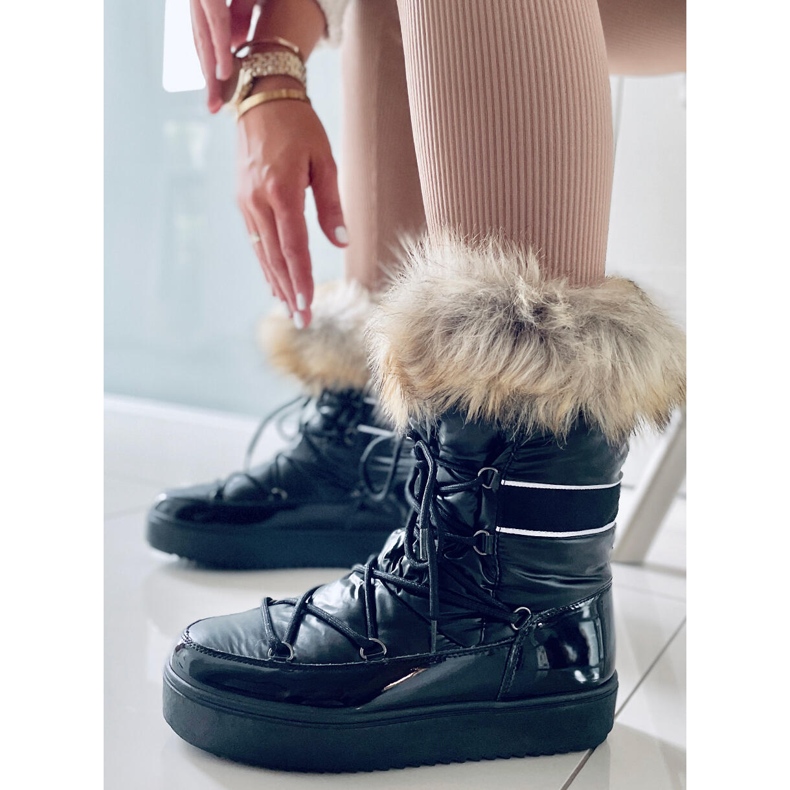 BM Bottes de neige femme Amerie Noir 2