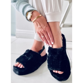 BM Chaussons femme Missy Noir 1