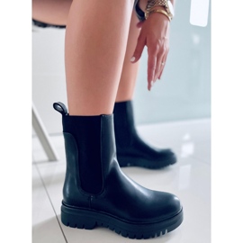 BM Bottines Chelsea Hautes Terre Noir 1