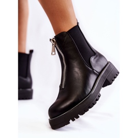 PG1 Bottes chaudes à la mode Black Madeleine noir 2