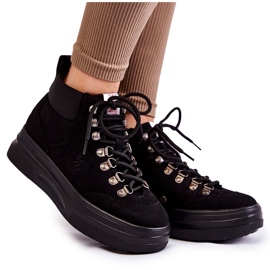 Bottes Noires Cross Jeans KK2R4074C Noir le noir 10