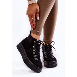 Bottes Noires Cross Jeans KK2R4074C Noir le noir 1