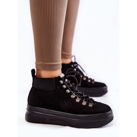 Bottes Noires Cross Jeans KK2R4074C Noir le noir 2