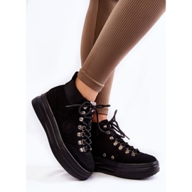 Bottes Noires Cross Jeans KK2R4074C Noir le noir 7