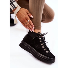 Bottes Noires Cross Jeans KK2R4074C Noir le noir 5