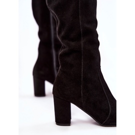Bottes en daim pour femmes Laura Messi Noir 1415 le noir 4