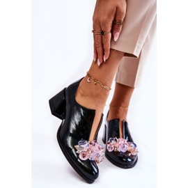 PA2 Chaussures en mosaïque vernie à décor Delaver vert transparent 2 PA2 Chaussures en mosaïque vernie à décor Delaver vert transparent 2