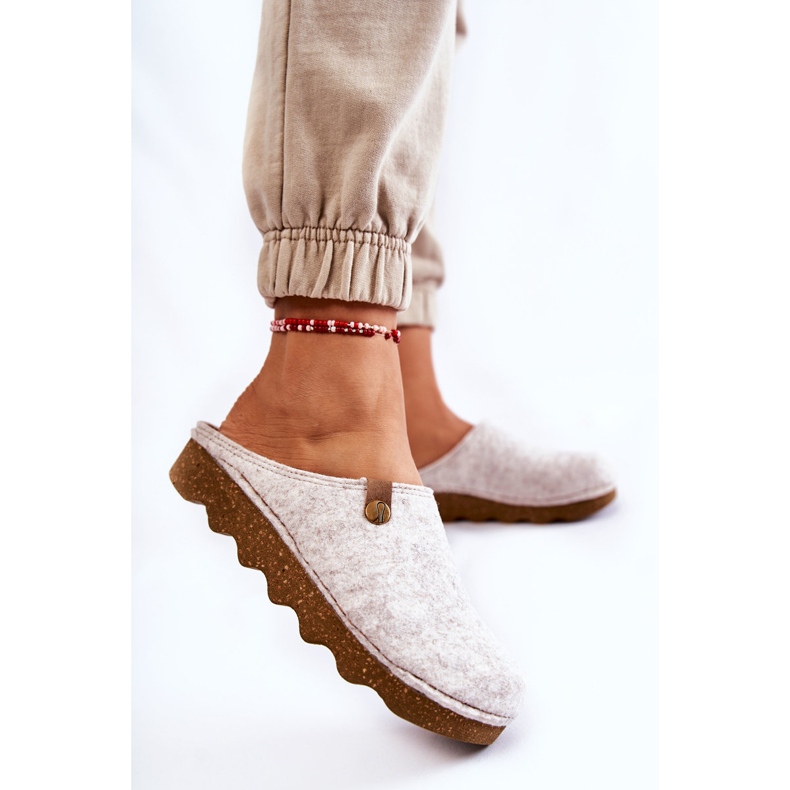 Chaussons Domestiques Chaussons Prophylactiques Inblu DK-08-002 Beige 2