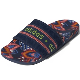 Chaussons Adidas Adilette Comfort W GV7086 bleu marine multicolore 2