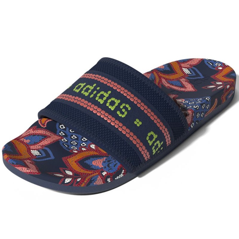 Chaussons Adidas Adilette Comfort W GV7086 bleu marin multicolore 2