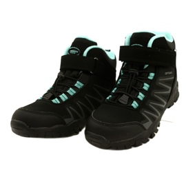 Bottes American Club Softshell avec membrane WT107 Noir / Menthe le noir 2
