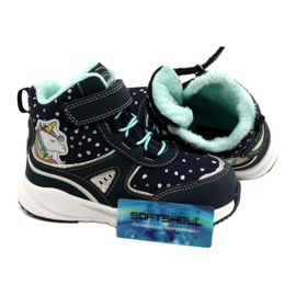 American Club Chaussures de sport imperméables Softshell avec une membrane RL93 / 22 Bleu marine 1