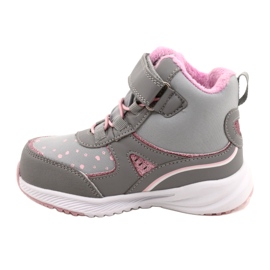 American Club Chaussures de sport pour filles avec une membrane rose rose gris RL92 / 22 2 American Club Chaussures de sport pour filles avec une membrane rose rose gris RL92 / 22 2