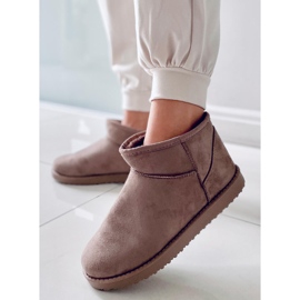 PA1 Bottes de neige courtes Emusy par Aliana Khaki beige 1