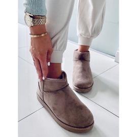 PA1 Bottes de neige courtes Emusy par Aliana Khaki beige 2