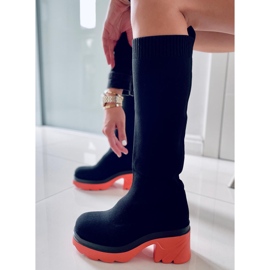 PA1 Tige de chaussette Duff Orange noir 1