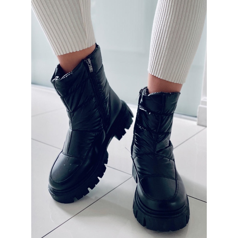 PA1 Bottes de neige isolées Milan Noir 1