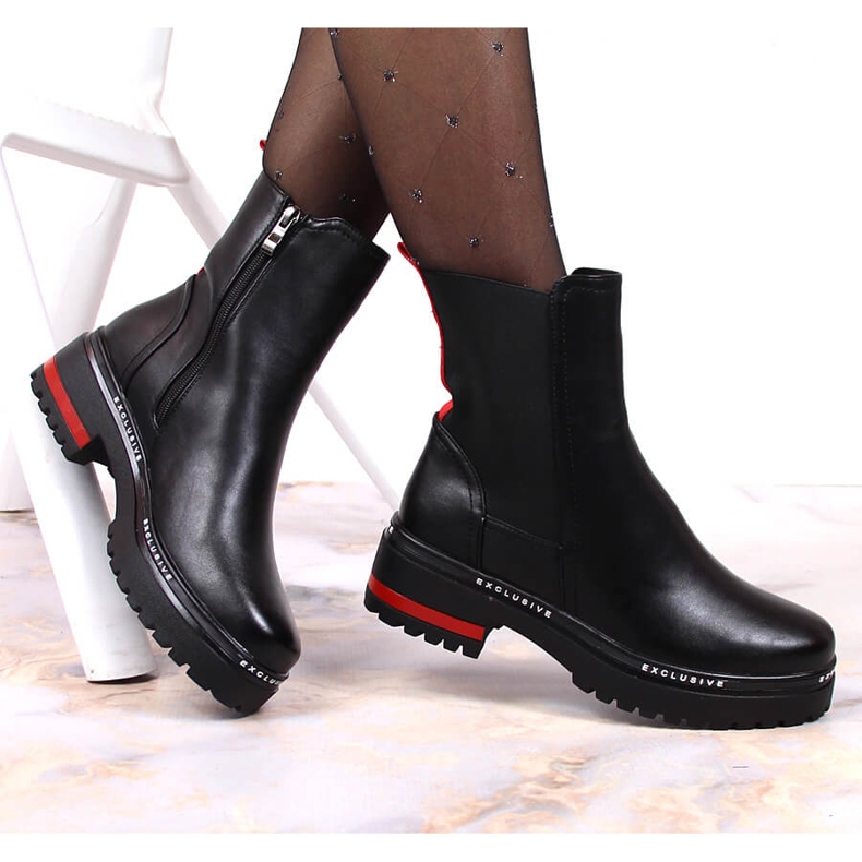 Les bottines Jodhpur Filippo Noires pour femme 1