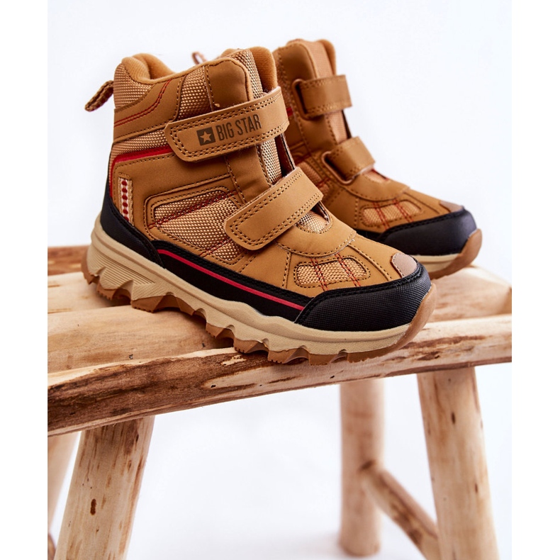 Mousse à mémoire trapézoïdale pour enfants Big Star KK374158 Camel brun 1