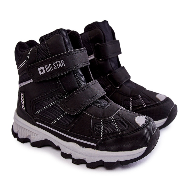 Bottes pour enfants Memory Foam Big Star KK374157 Noir le noir 1