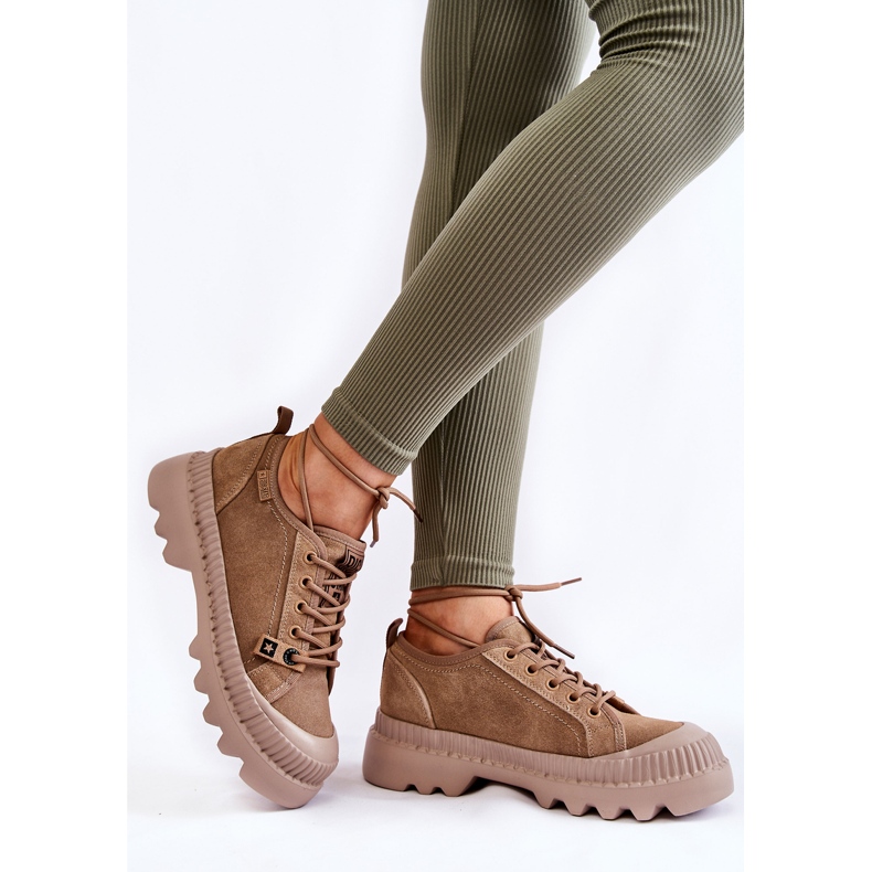 Chaussures de sport en daim Big Star KK274511 Beige 2