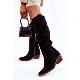 Bottes à talons hauts pour femmes Lewski Shoes 3235 Noir 2