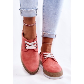Baskets Basses Femme Memory Foam System Big Star KK276006 Corail rouge 3