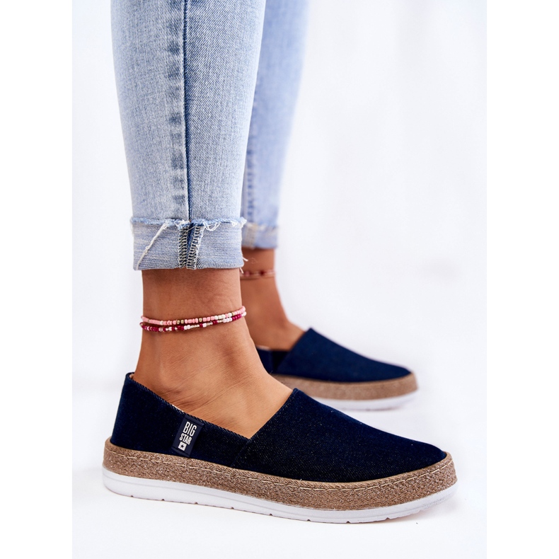 Baskets Femme Slip On Big Star KK276009 Bleu marine 2