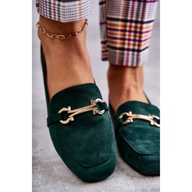 FB2 Mocassins classiques en daim vert Roddie 2