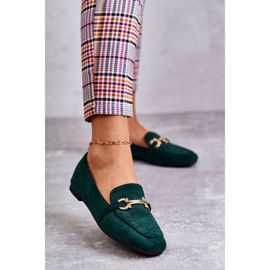 FB2 Mocassins classiques en daim vert Roddie 1