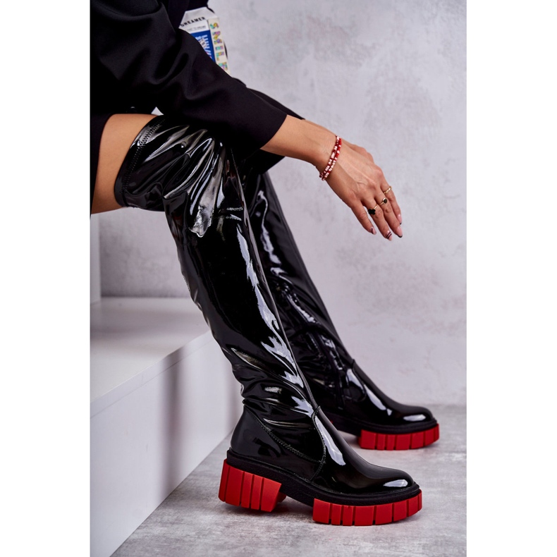 PS1 Bottes Vernies Femme Noir Callen 4